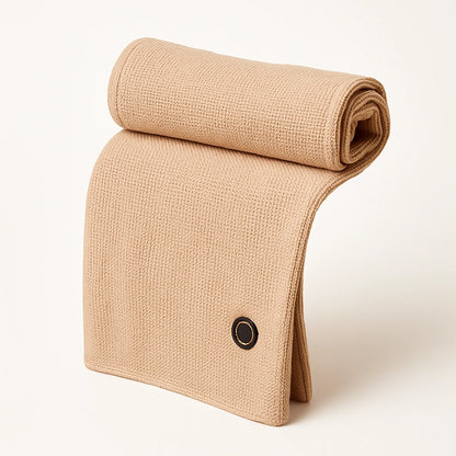 Wearable USB Heated Blanket Shawl with Three Heating Levels and 5000mAh Power Bank for Cozy Comfort Anywhere